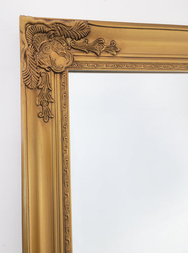 French Provincial Ornate Mirror - COUNTRY GOLD - X Large 100cm x 190cm 4