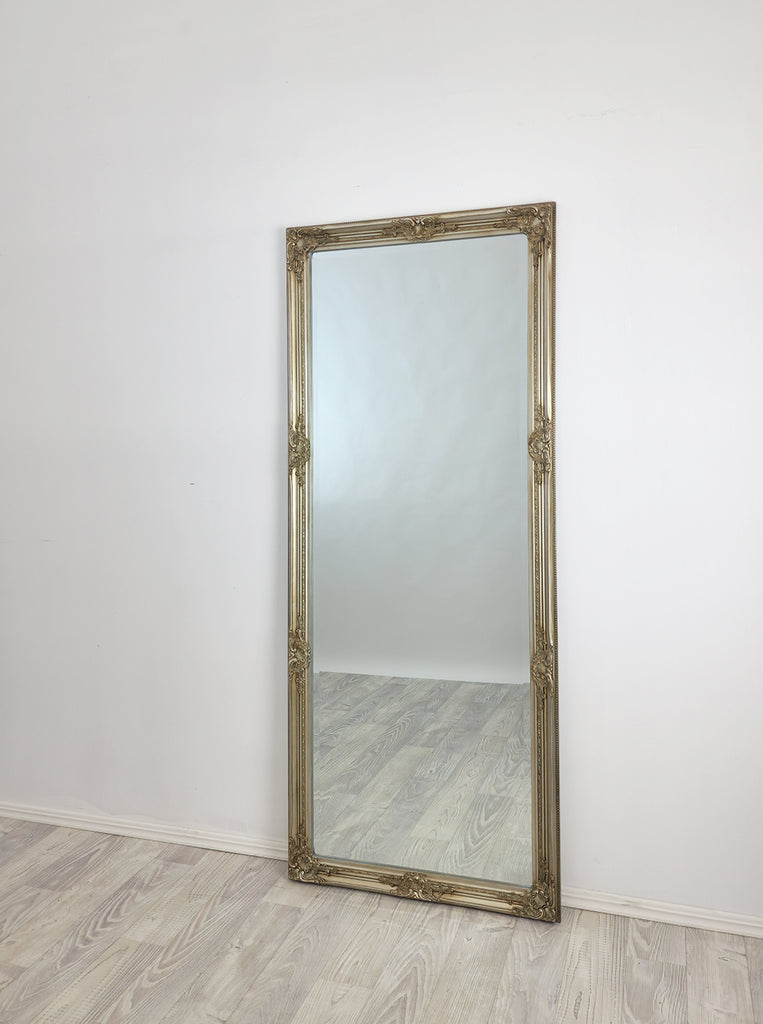 French Provincial Ornate Mirror - Champagne - Medium 70cm x 170cm 3