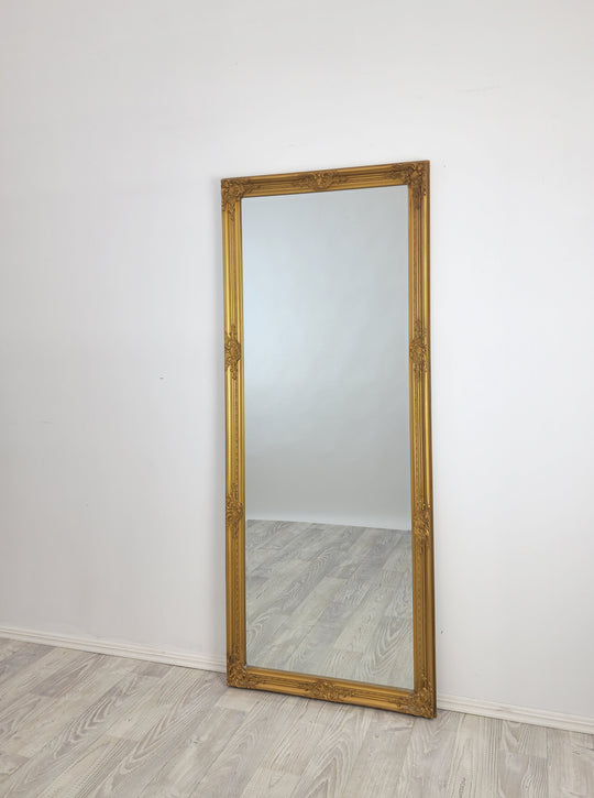 French Provincial Ornate Mirror - Country Gold - Medium 70cm x 170cm 3