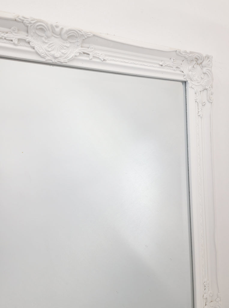 French Provincial Ornate Mirror - White - Small 80cm x 110cm 4
