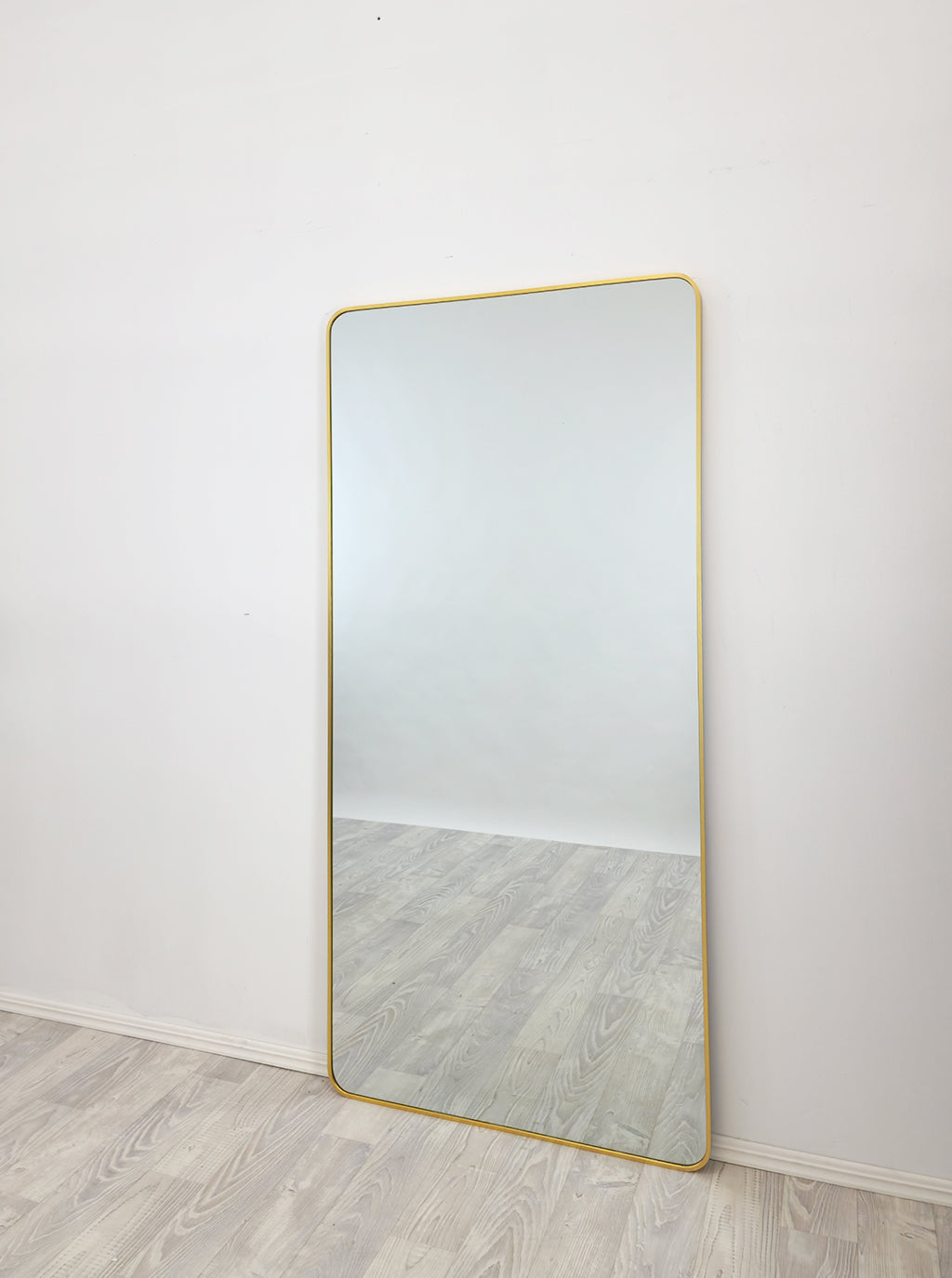 Gold Metal Rectangle Mirror - Medium 80cm x 170cm 3