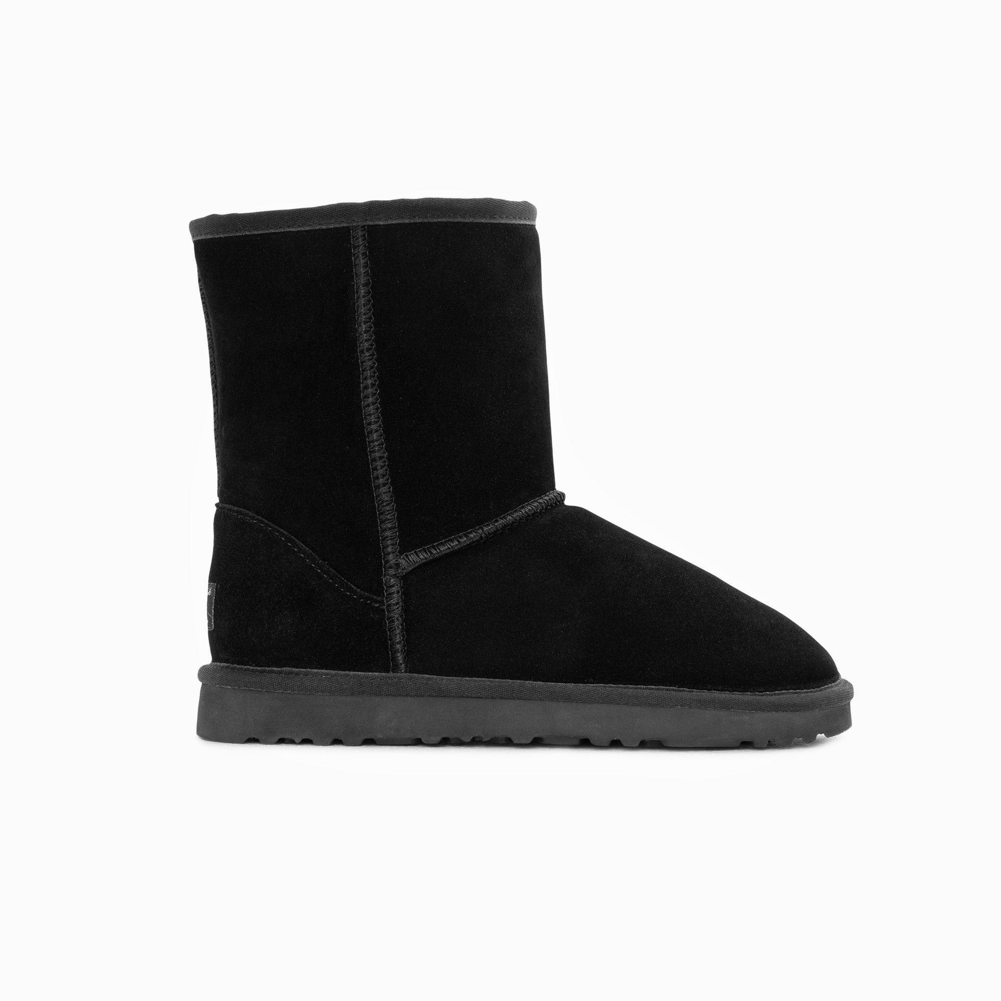 Ugg Boots Genuine Australian Sheepskin Unisex Short Classic Suede (Black, EU40) 3