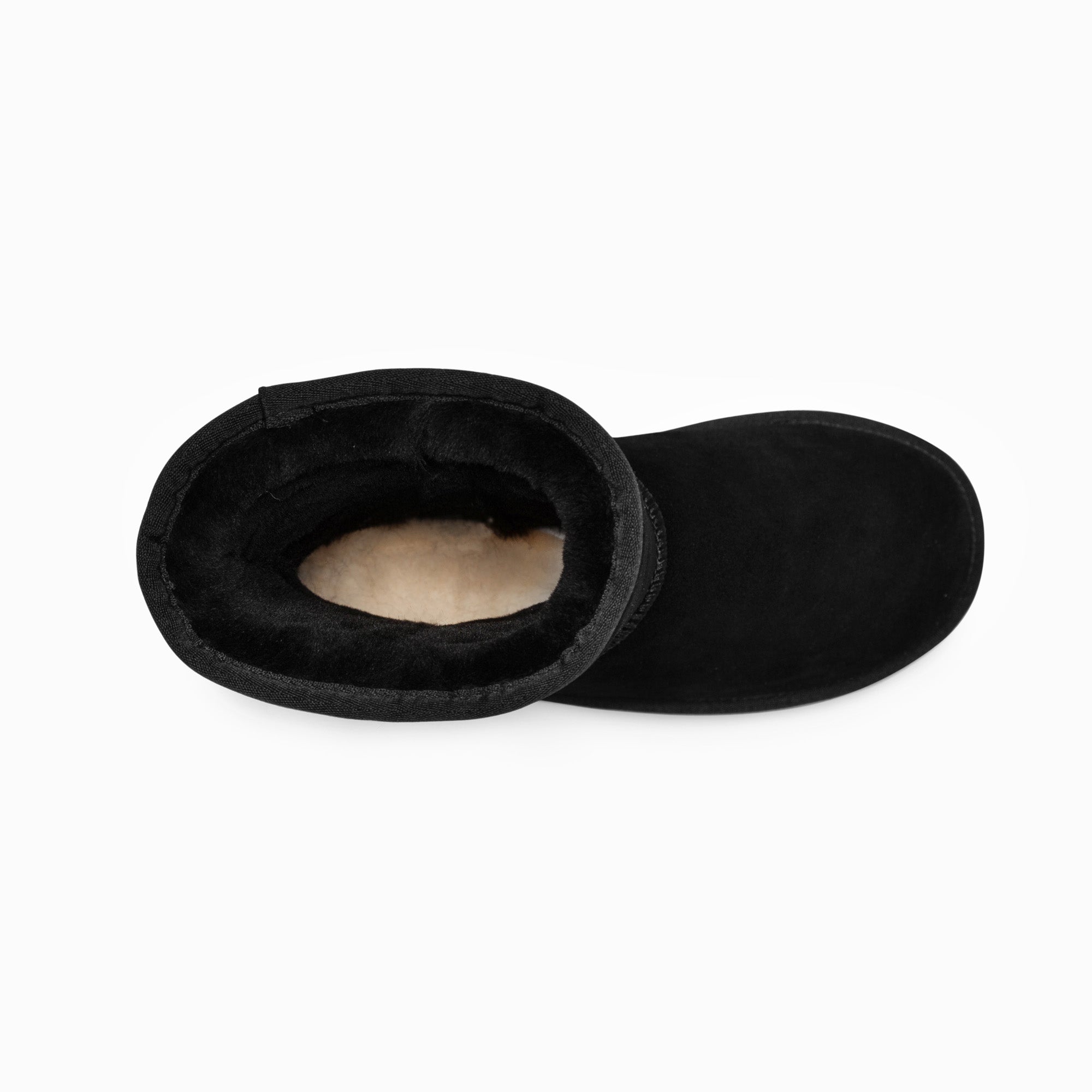Ugg Boots Genuine Australian Sheepskin Unisex Short Classic Suede (Black, EU42) 5