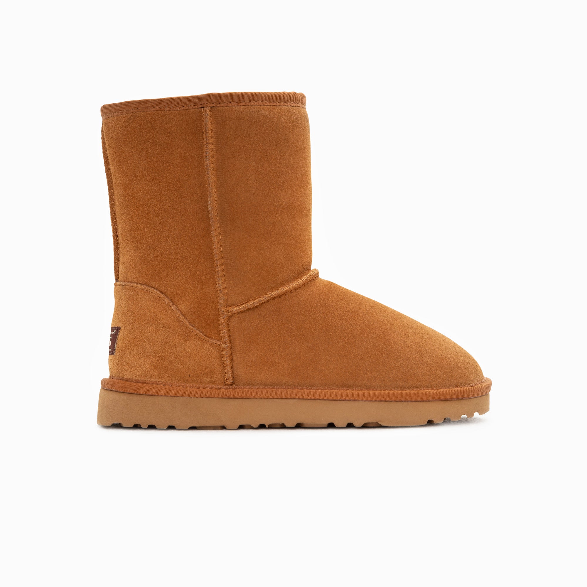 Ugg Boots Genuine Australian Sheepskin Unisex Short Classic Suede (Chestnut, EU44) 3