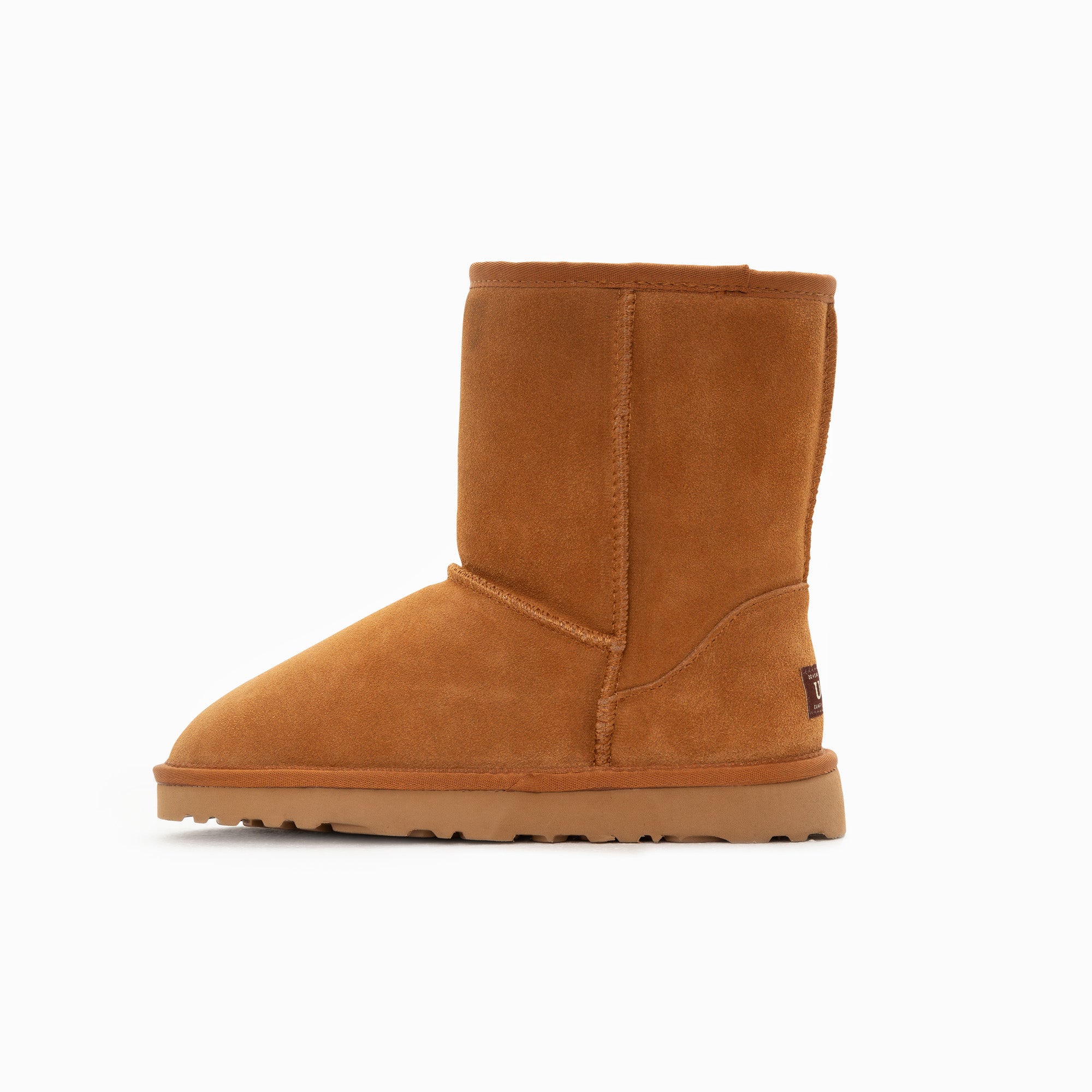 Ugg Boots Genuine Australian Sheepskin Unisex Short Classic Suede (Chestnut, EU44) 4