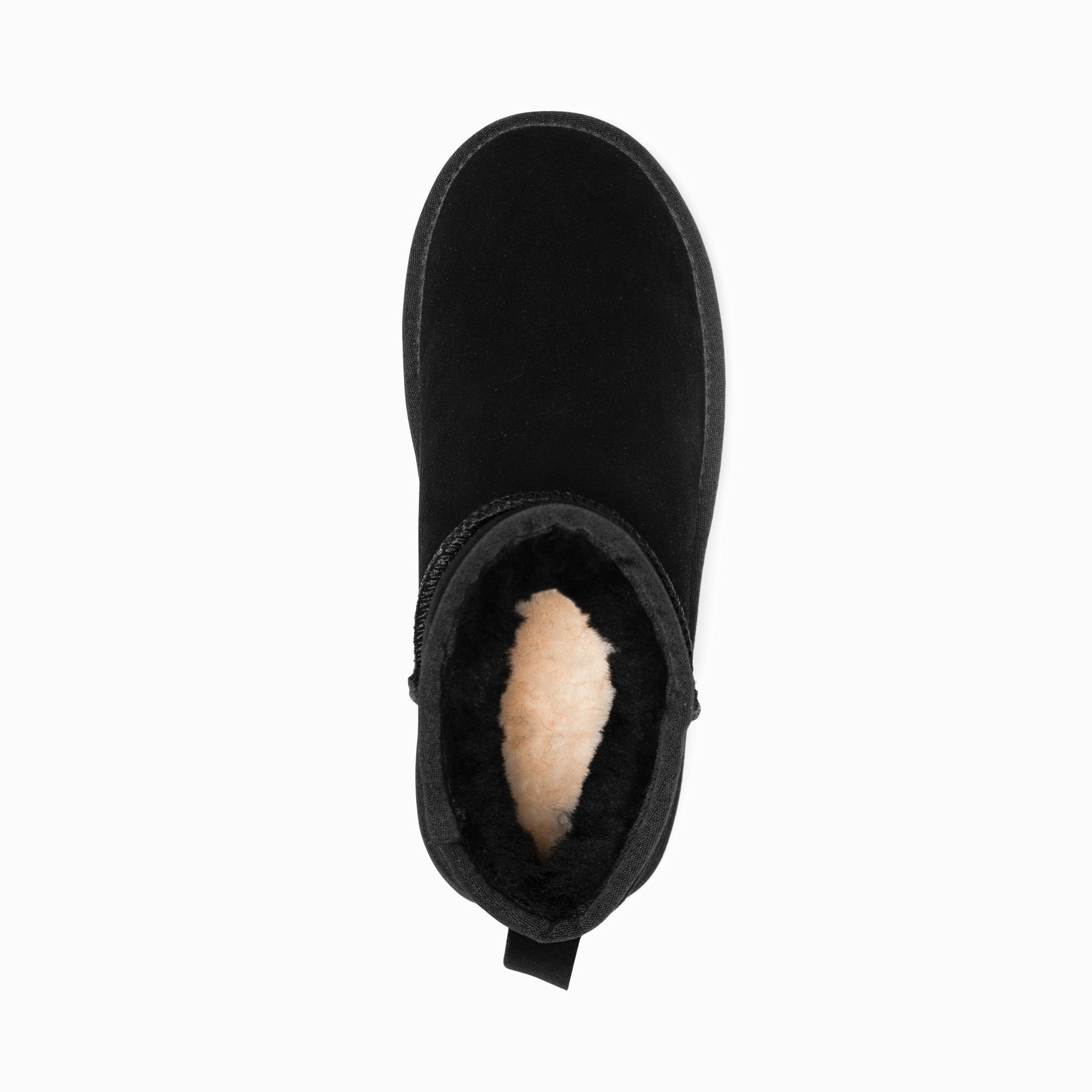 Ugg Boots Genuine Australian Sheepskin Unisex Mini Classic Suede (Black, EU35) 5