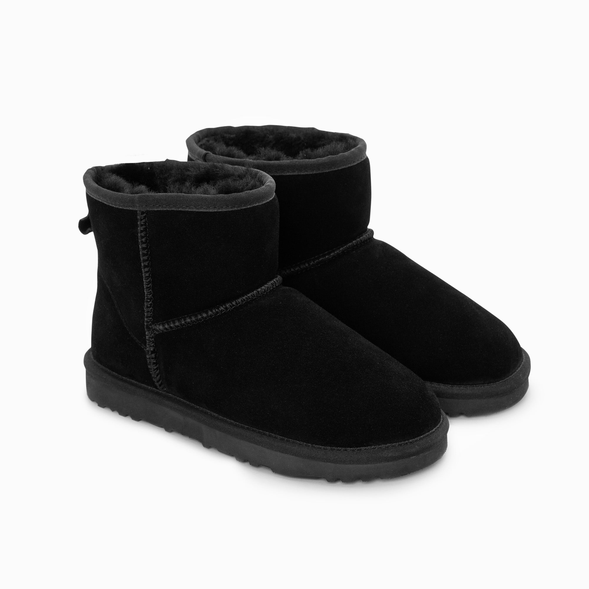 Ugg Boots Genuine Australian Sheepskin Unisex Mini Classic Suede (Black, EU36) 6