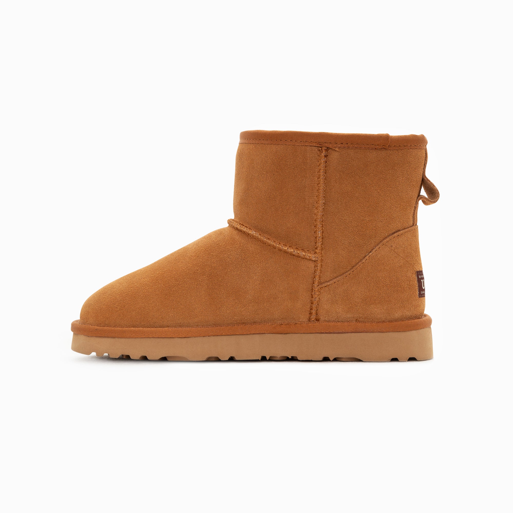 Ugg Boots Genuine Australian Sheepskin Unisex Mini Classic Suede (Chestnut, EU44) 4