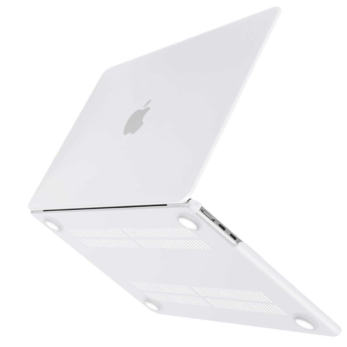 15 inch Air 2023 MacBook Air Matte Case  A2941 M2 Chip Hard Shell Case Keyboard Cover White 6