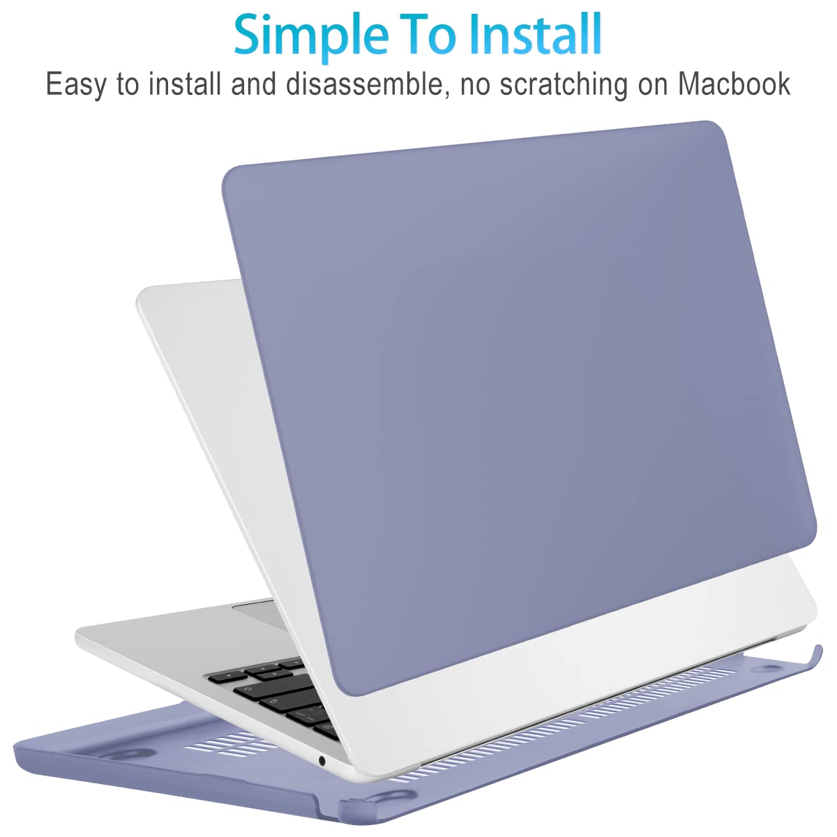 15 inch Air 2023 MacBook Air Matte Case  A2941 M2 Chip Hard Shell Case Keyboard Cover 3