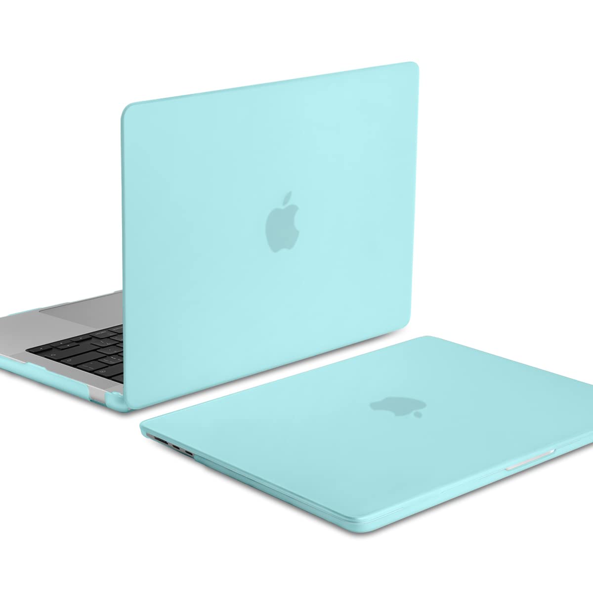 15 inch Air 2023 MacBook Air Matte Case  A2941 M2 Chip Hard Shell Case Keyboard Cover Sky Blue 5