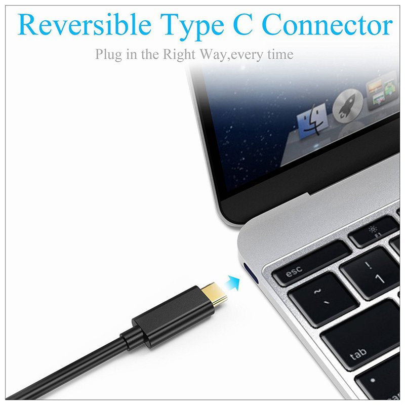 1.8M USB Type C USB-C Thunderbolt 3 to HDMI Cable Male to Male Converter 3