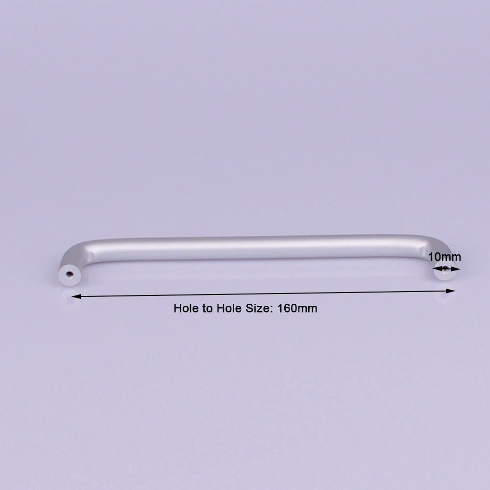 Aluminium Kitchen Cabinet Handles Drawer Bar Handle Pull 160mm 3