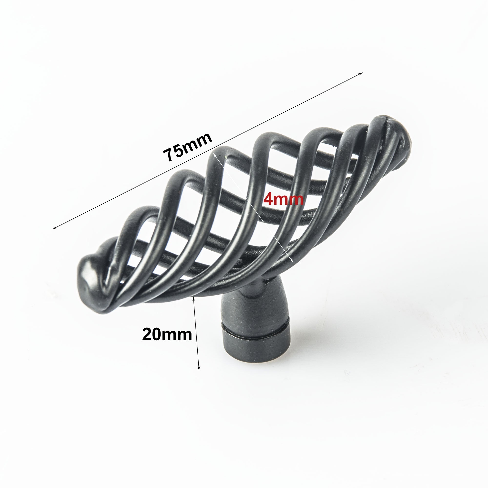 Iron-nickel alloy Kitchen Door Cabinet Drawer Handle Pulls T bar 3