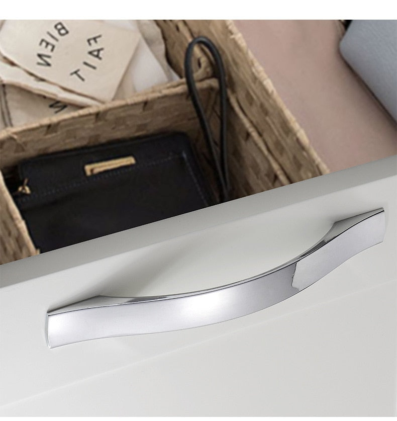 128mm Brushed Silver Furniture Kitchen Bathroom Cabinet Handles Drawer Bar Handle Pull Knob 4