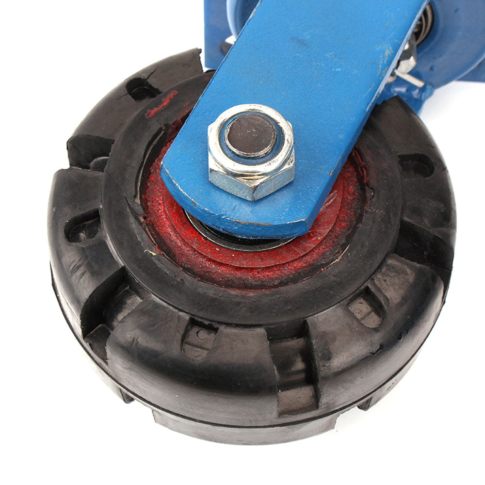 Industrial 500kg 6inch Heavy Duty Machine Solid rubber Caster Swivel Wheel 5