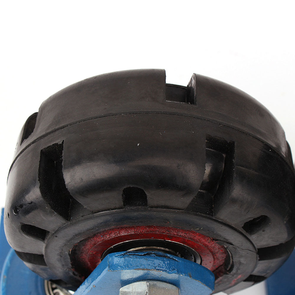 Industrial 500kg 6inch Heavy Duty Machine Solid rubber Caster Swivel Wheel 6