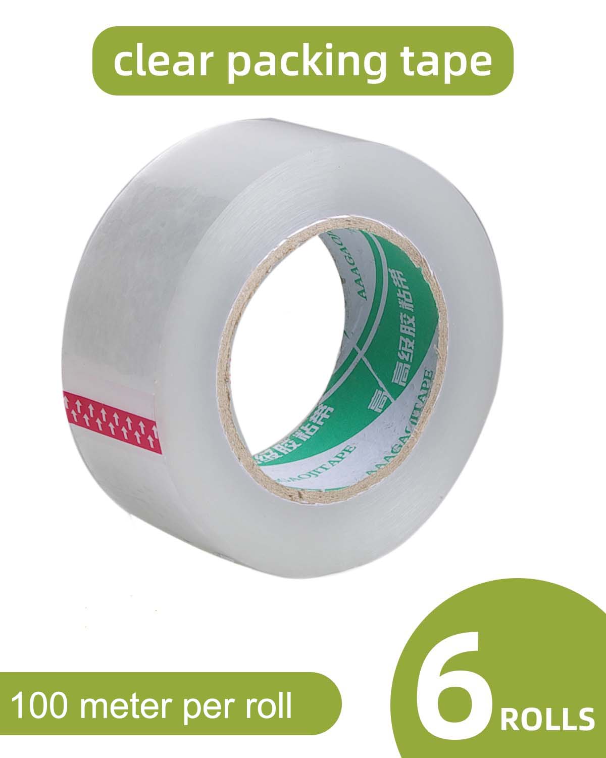 6 Rolls 150m Clear Packing Tape Sealing Tape 150m x 45mm 5