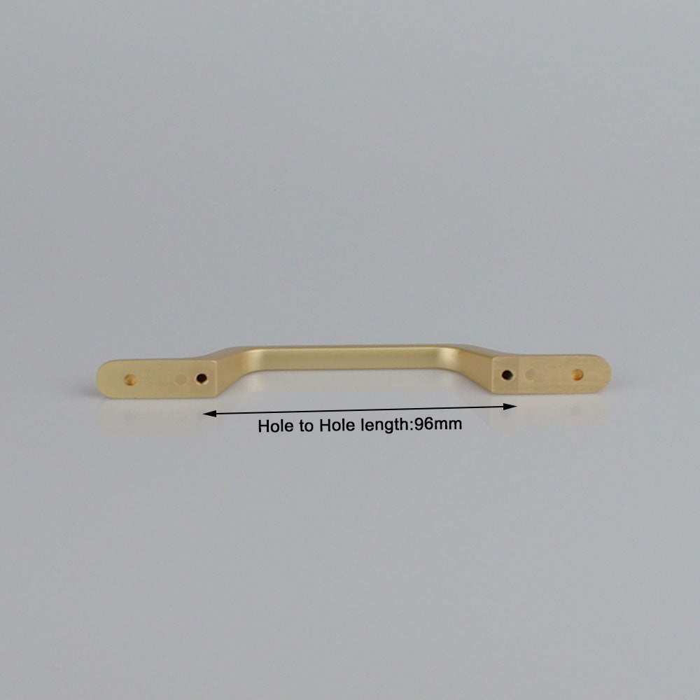 Gold Zinc Kitchen Cabinet Handles Drawer Bar Handle Pull 96mm 3
