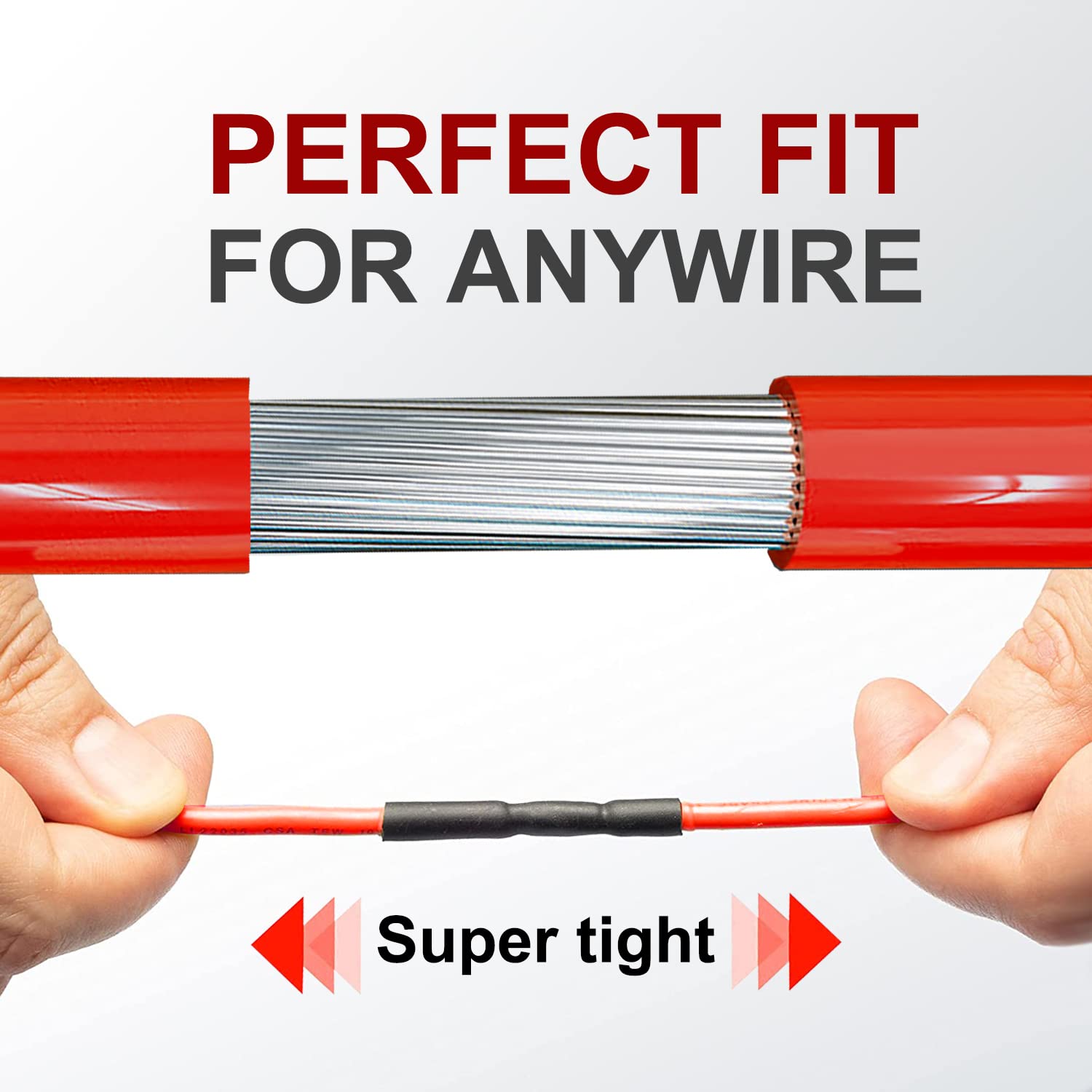 2m Polyolefin Shrink Tube 5/16" (8mm) 2:1 Ratio Heat Shrink Tubing Sleeving Wrap Shrinking 6