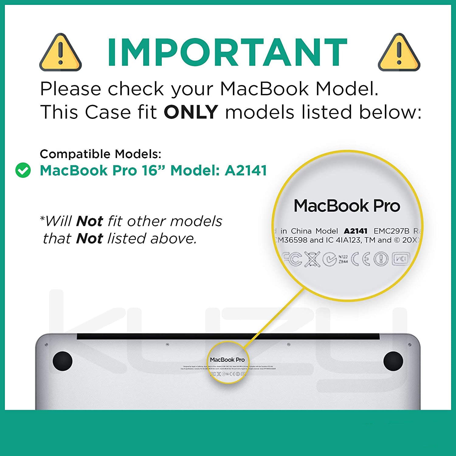 MacBook Pro 16 inch 2020 Release A2141 Matte Shell Case Keyboard Cover Touch Bar Clear 5