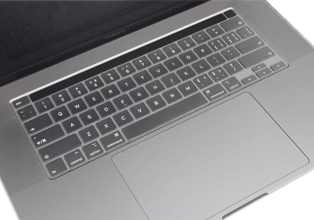 MacBook Pro 16 inch 2020 Release A2141 Matte Shell Case Keyboard Cover Touch Bar Clear 4