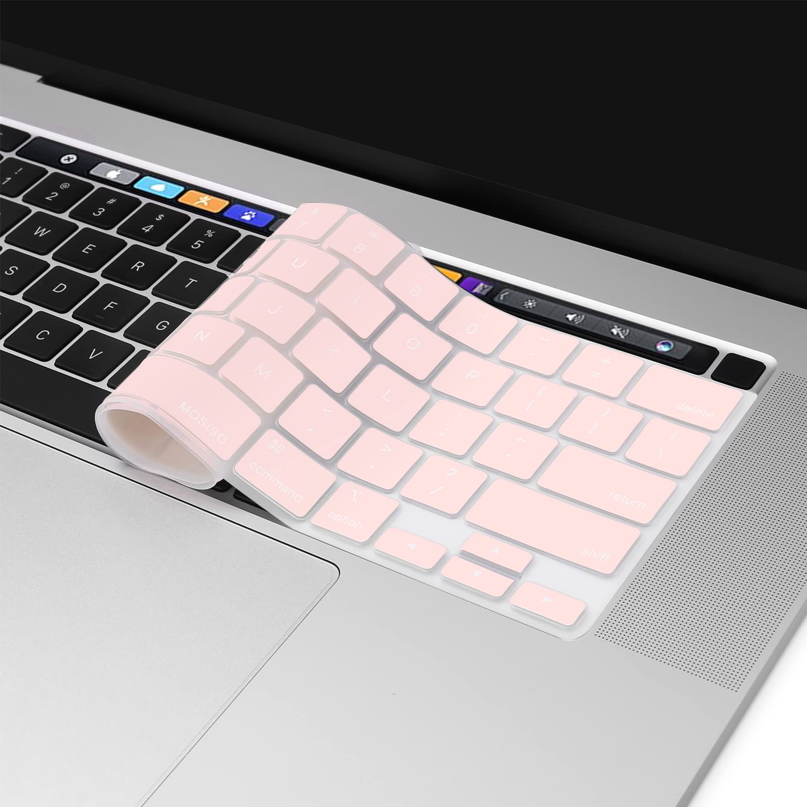 Keyboard Cover Skin For MacBook Pro 13 Pro 16 A2338 A2289 A2251 A2141 M1 M2 2020 to 2023 Pink 3