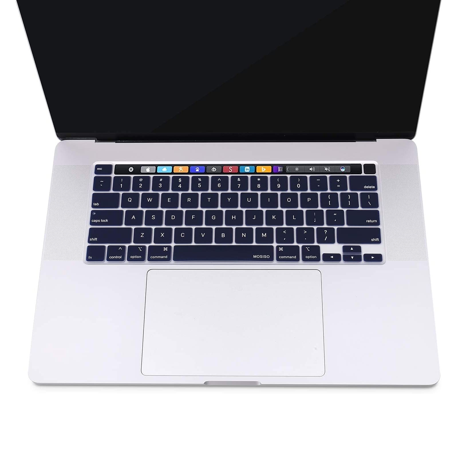 Keyboard Cover Skin For MacBook Pro 13 Pro 16 A2338 A2289 A2251 A2141 M1 M2 2020 to 2023 Navy Blue 7