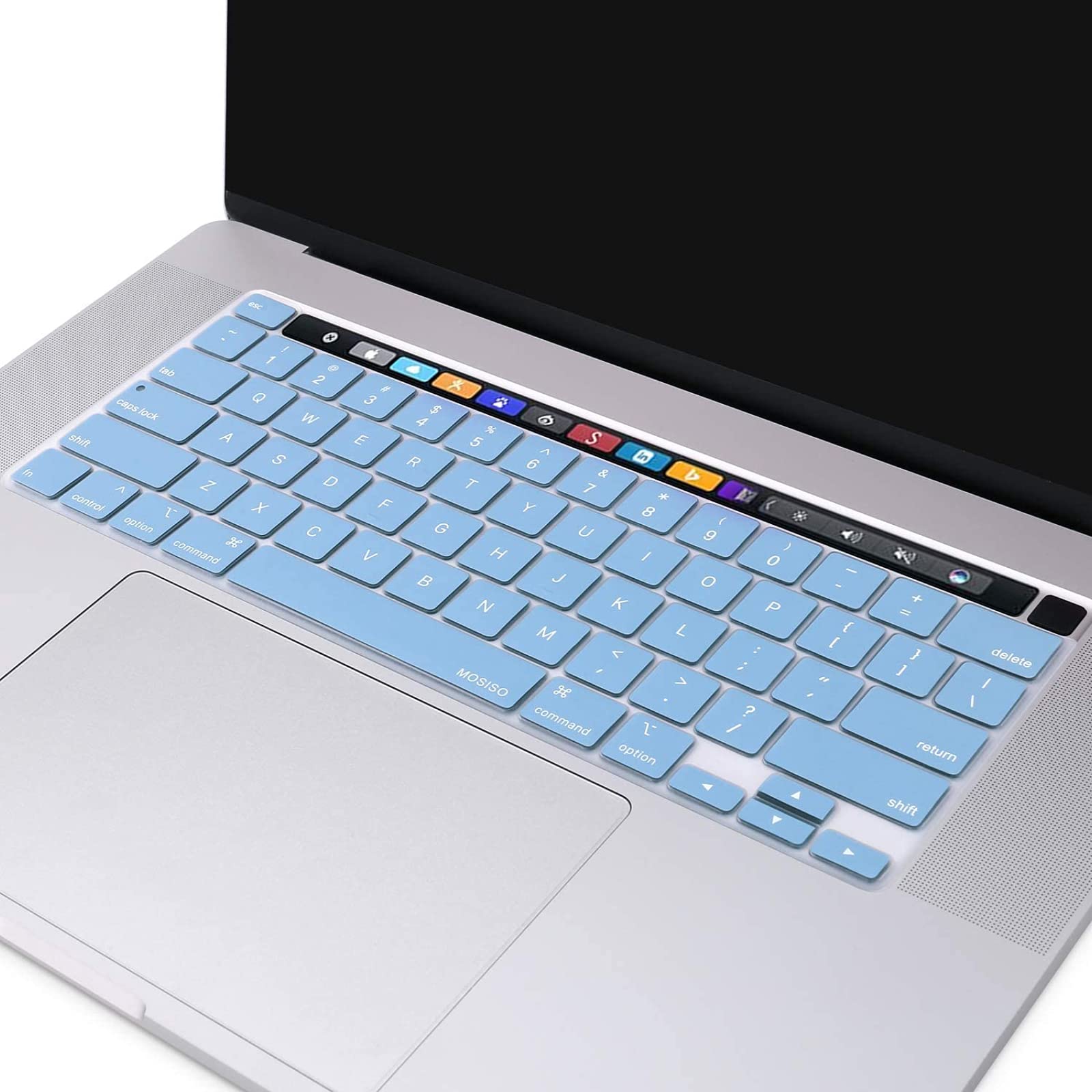 Keyboard Cover Skin For MacBook Pro 13 Pro 16 A2338 A2289 A2251 A2141 M1 M2 2020 to 2023 Sky Blue 6