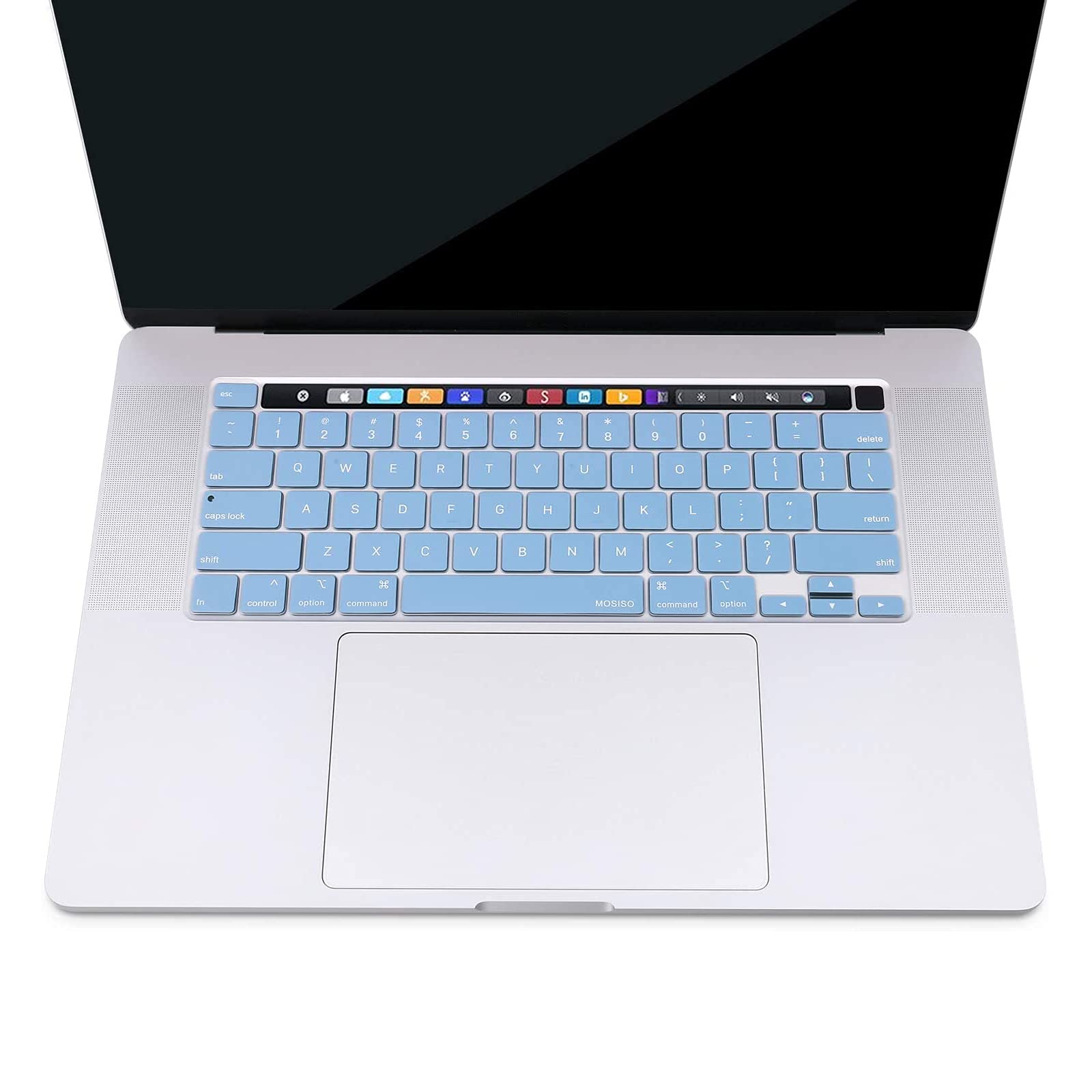 Keyboard Cover Skin For MacBook Pro 13 Pro 16 A2338 A2289 A2251 A2141 M1 M2 2020 to 2023 Sky Blue 7