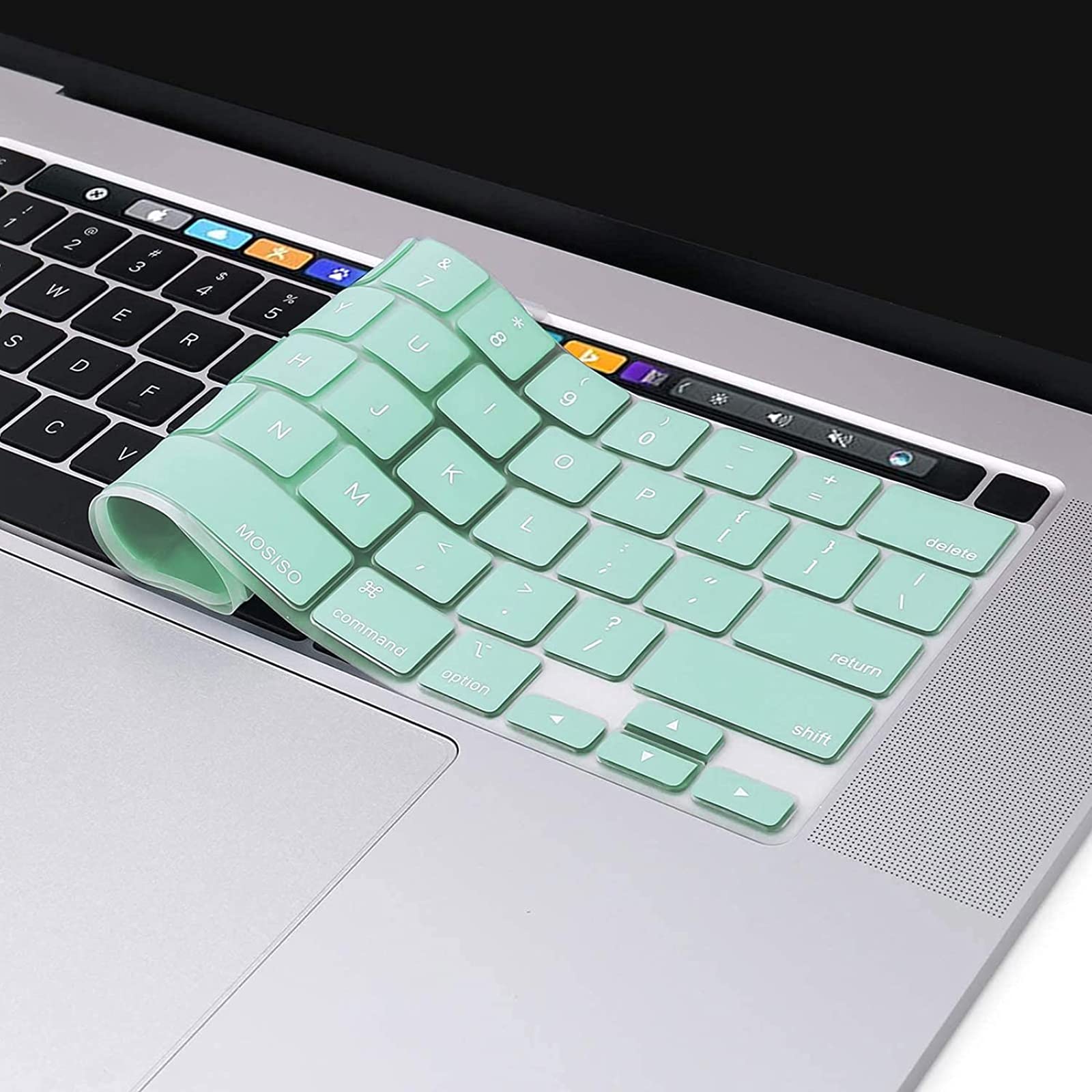 Keyboard Cover Skin For MacBook Pro 13 Pro 16 A2338 A2289 A2251 A2141 M1 M2 2020 to 2023 Mint Green 4