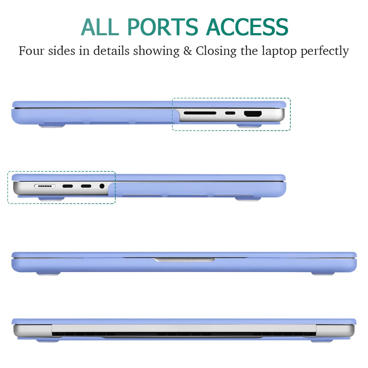 Suitable for  MacBook Pro 14 Max Inch Case 2023 2022 2021 M2 A2779 M1 A2442 Hardshell Case Keyboard Cover 4