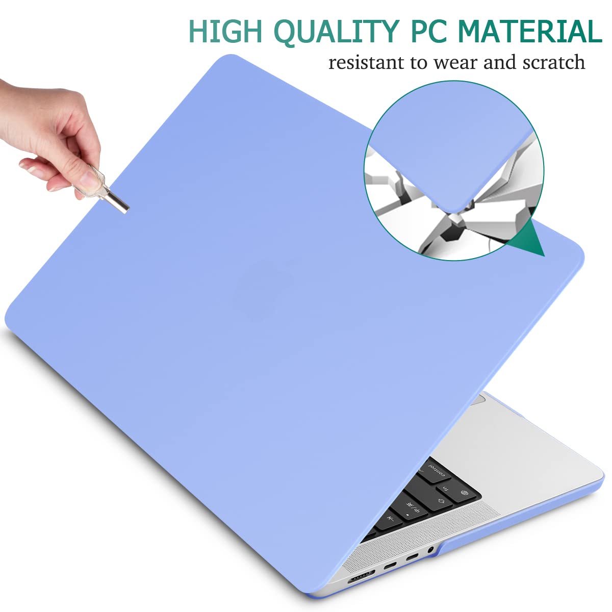 Suitable for  MacBook Pro 14 Max Inch Case 2023 2022 2021 M2 A2779 M1 A2442 Hardshell Case Keyboard Cover 5
