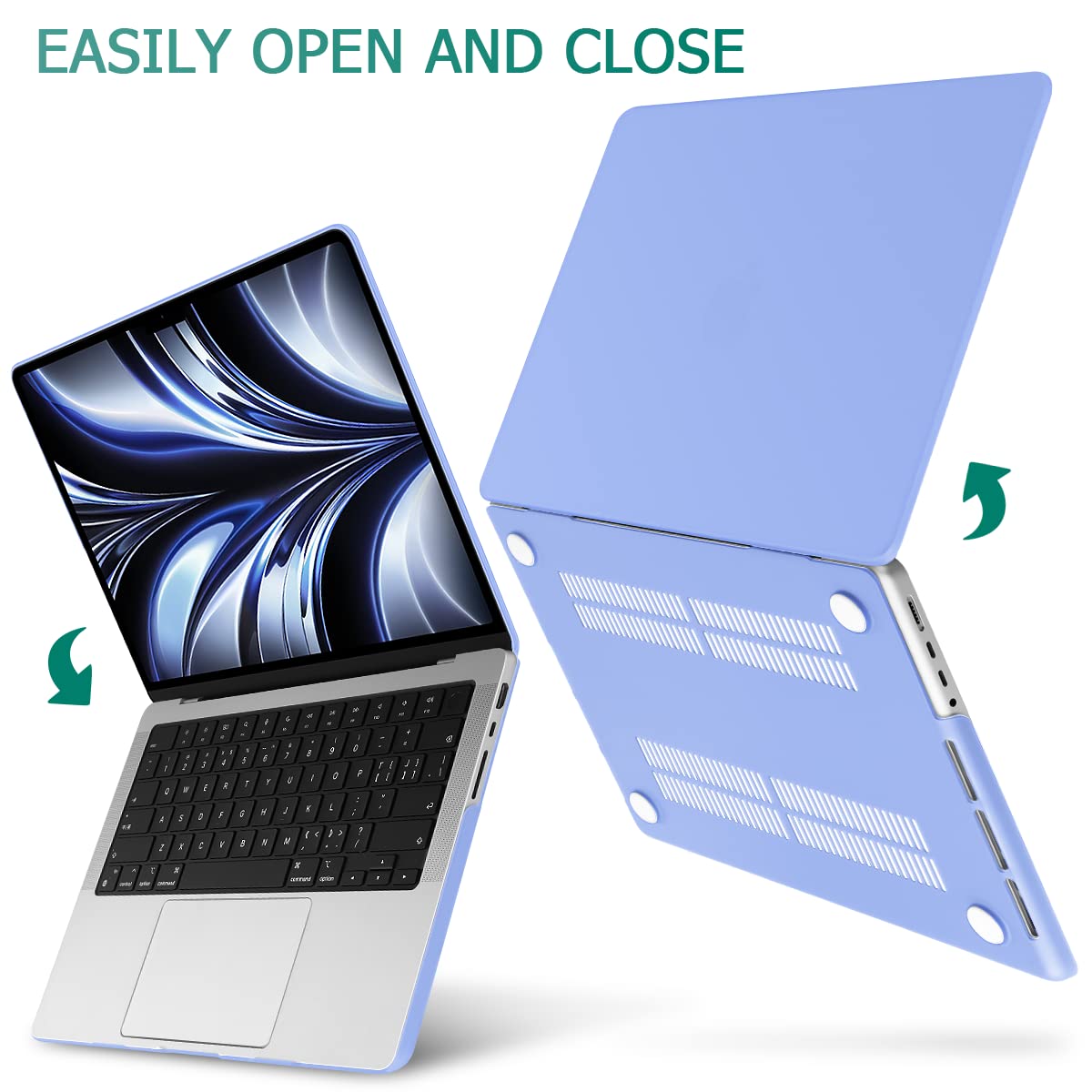 Suitable for  MacBook Pro 14 Max Inch Case 2023 2022 2021 M2 A2779 M1 A2442 Hardshell Case Keyboard Cover 6