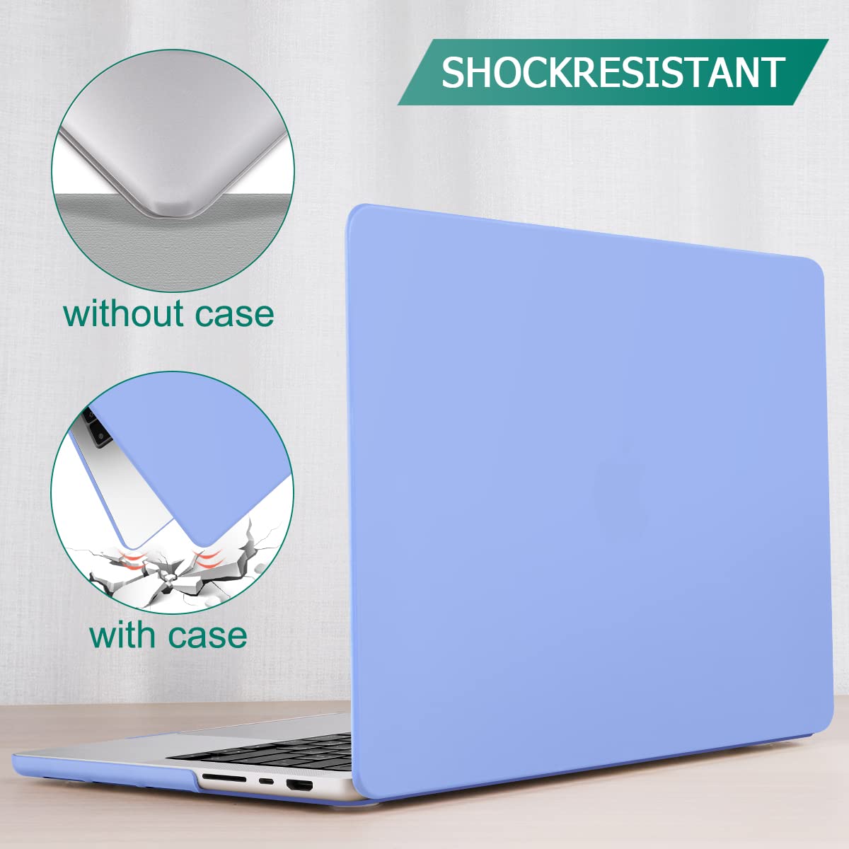 Suitable for  MacBook Pro 14 Max Inch Case 2023 2022 2021 M2 A2779 M1 A2442 Hardshell Case Keyboard Cover 7