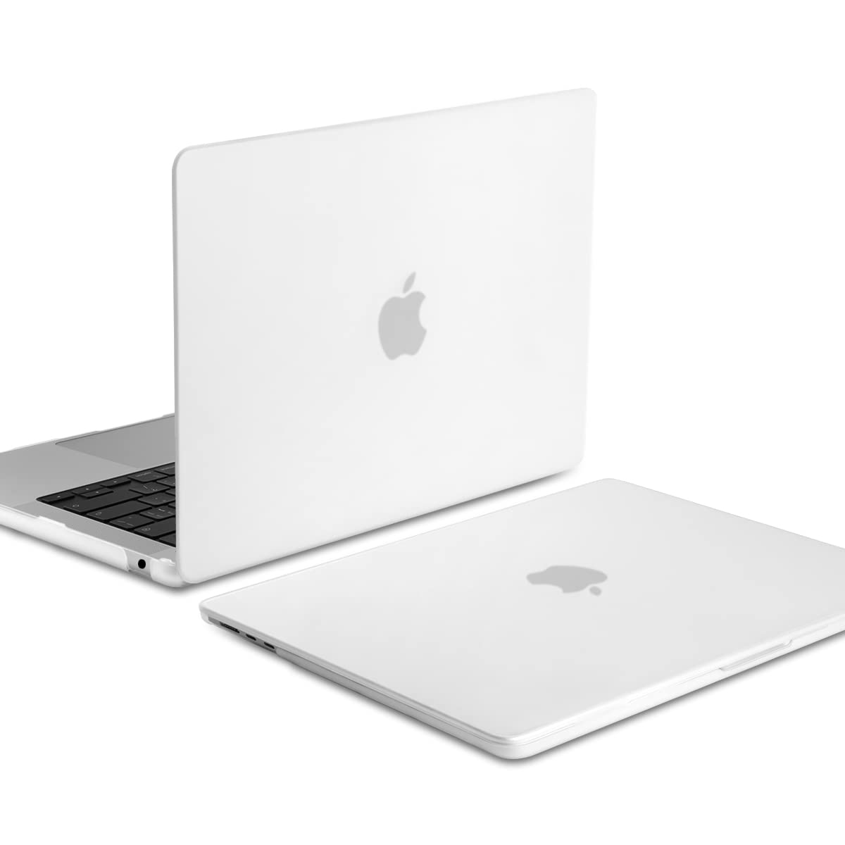 Suitable for  2023 2022 MacBook Air 13 inch case M2 Model A2681 Hard Shell Case Keyboard Cover White 9