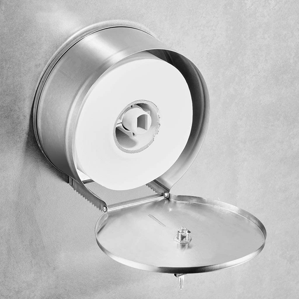 Commercial Restaurant Stainless Steel Toilet Paper Tissue Holder Dispenser Chrome 6