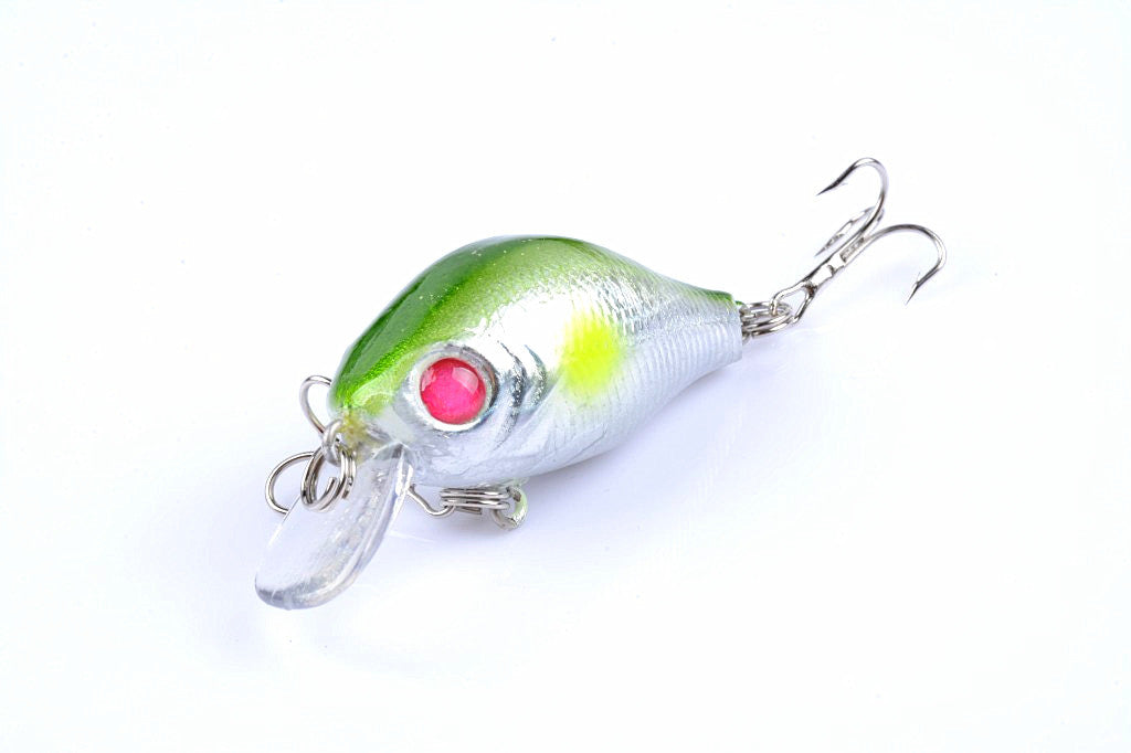 5x 5.5cm Popper Crank Bait Fishing Lure Lures Surface Tackle Saltwater 5