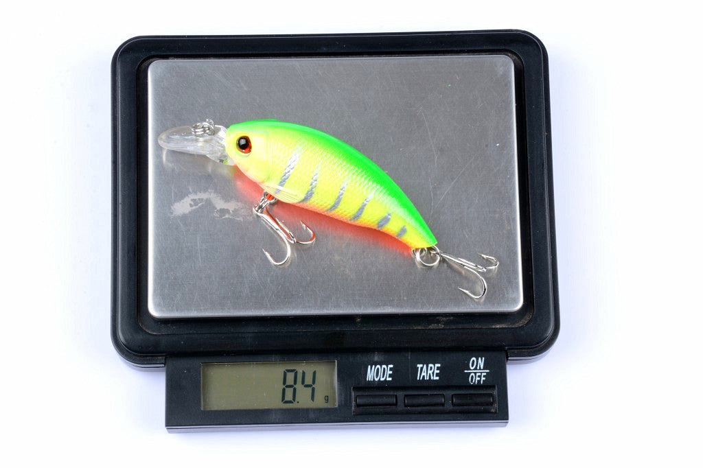 4x 7.5cm Popper Crank Bait Fishing Lure Lures Surface Tackle Saltwater 11