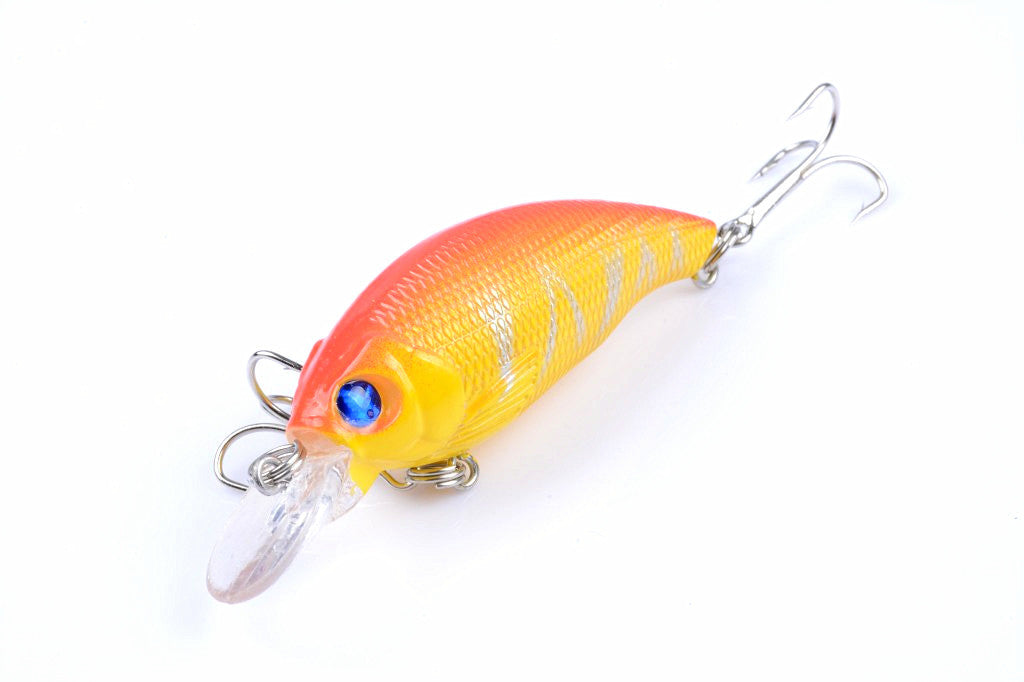 4x 7.5cm Popper Crank Bait Fishing Lure Lures Surface Tackle Saltwater 8