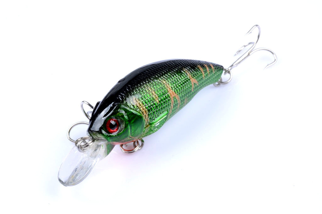 4x 7.5cm Popper Crank Bait Fishing Lure Lures Surface Tackle Saltwater 9