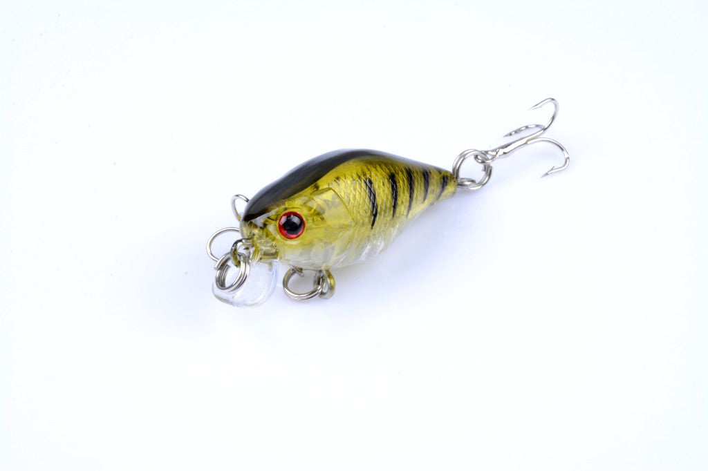 5x 4.3cm Popper Crank Bait Fishing Lure Lures Surface Tackle Saltwater 6