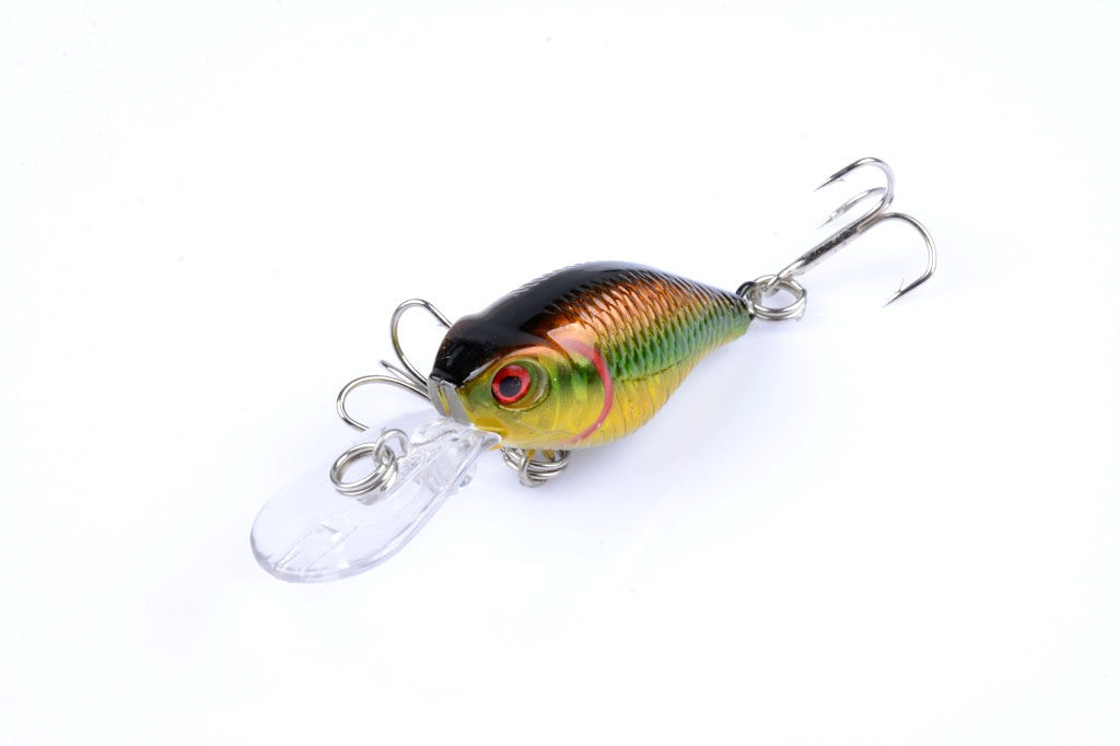 6x 6cm Popper Crank Bait Fishing Lure Lures Surface Tackle Saltwater 6