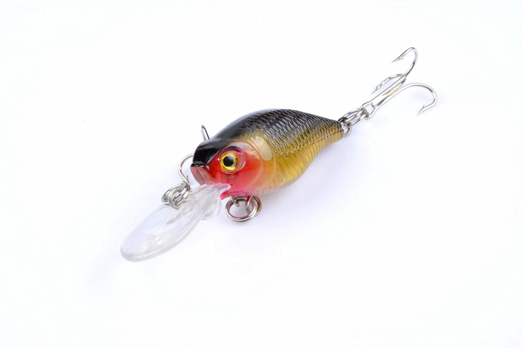 6x 6cm Popper Crank Bait Fishing Lure Lures Surface Tackle Saltwater 7