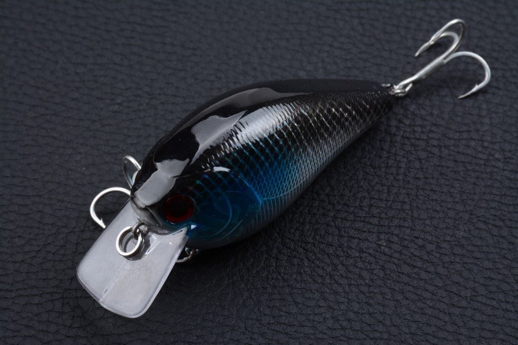 6x 8cm Popper Crank Bait Fishing Lure Lures Surface Tackle Saltwater 12