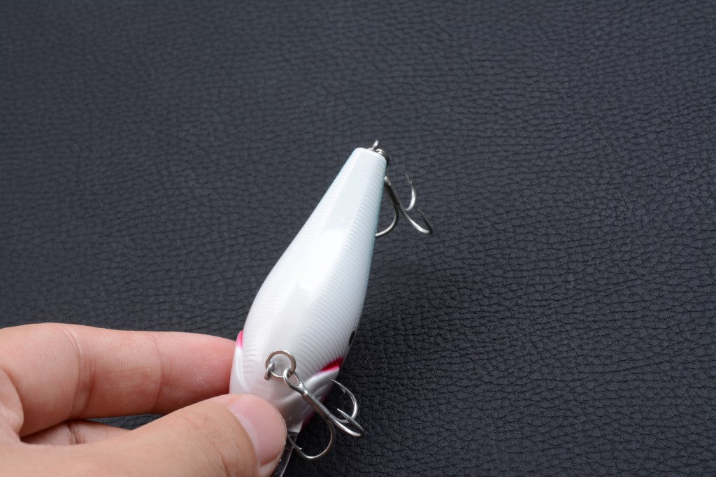 6x 8cm Popper Crank Bait Fishing Lure Lures Surface Tackle Saltwater 6