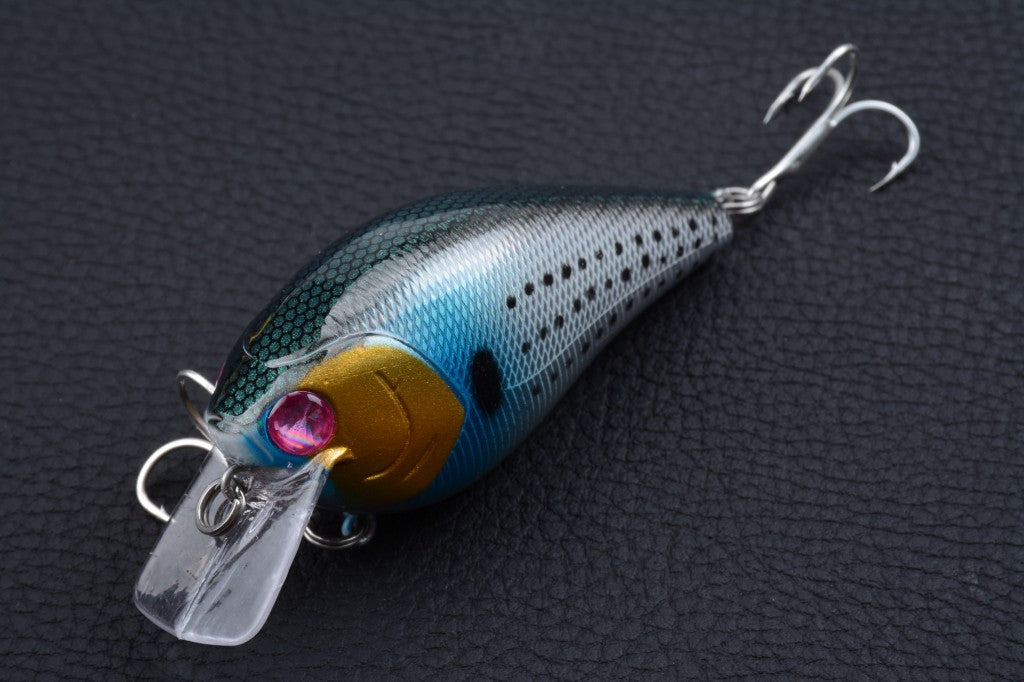 6x 8cm Popper Crank Bait Fishing Lure Lures Surface Tackle Saltwater 8