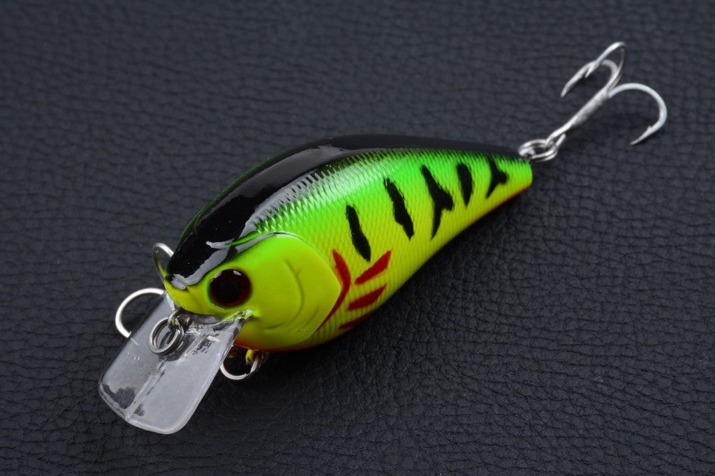 6x 8cm Popper Crank Bait Fishing Lure Lures Surface Tackle Saltwater 9