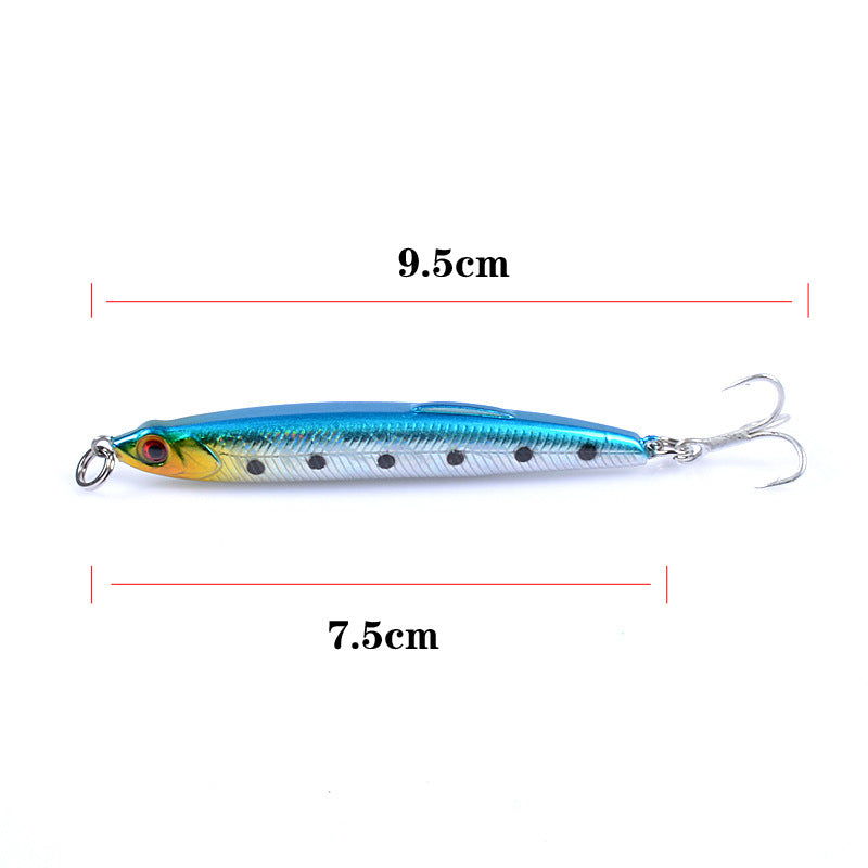 5x Pencil minnow 7.5cm Fishing Lure Lures Surface Tackle Fresh Saltwater 7