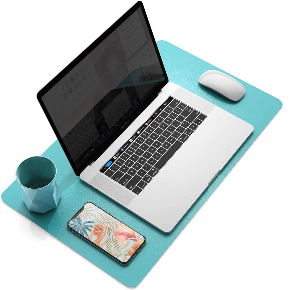 Green 120cm*60cm Dual Side Office Desk Pad Waterproof PU Leather Computer Mouse Pad 8